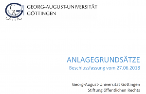 Kein Ölgeld für die Uni Göttingen, so steht es in den neuen Anlagegrundsätzen.
